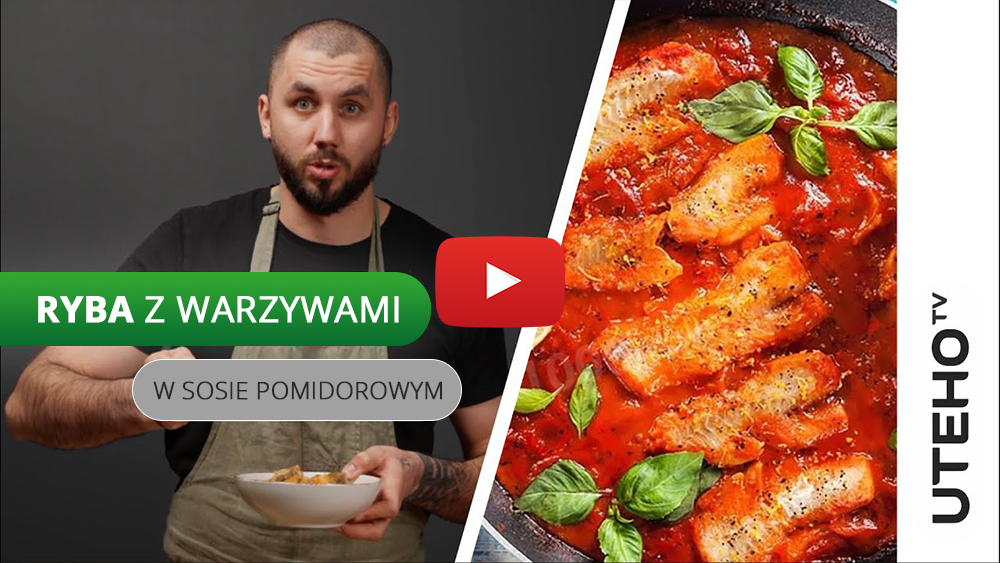 Рыба с овощами и томатным соусом