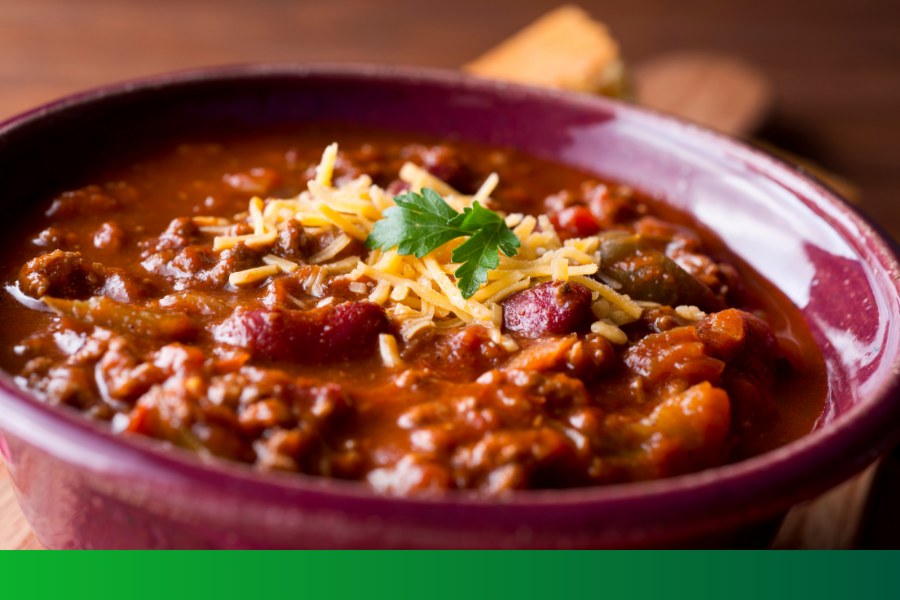 Fasola z mięsem w autoklawie — Chili con carne